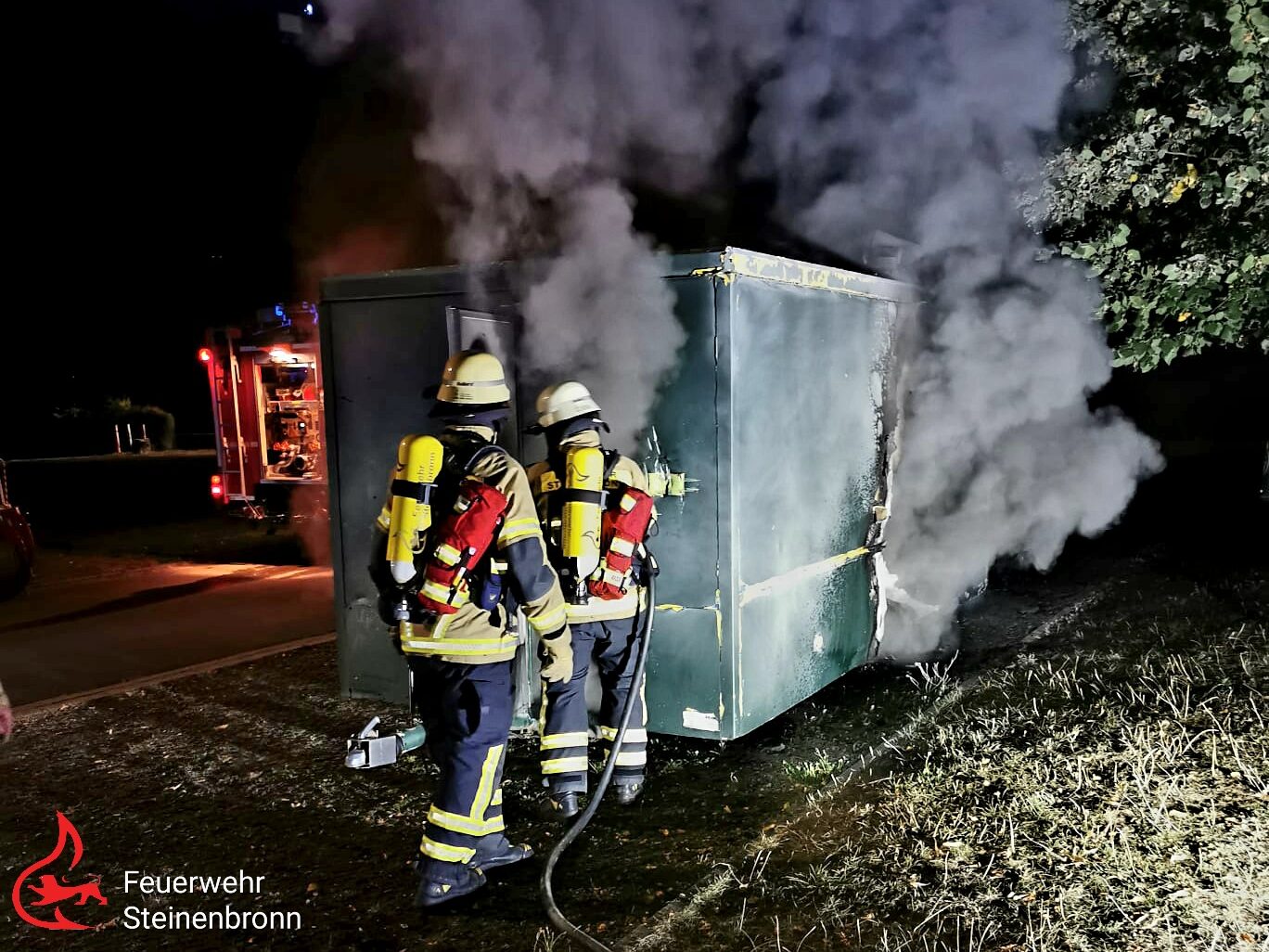 Bild Anhängerbrand